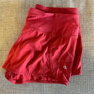 Like new condition lululemon shirts. Size 8. They are closer to a rust color.